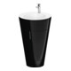Duravit Meuble sous lavabo c-bonded Set Starck 1 56x86,4x60,5 cm, st, IB, chromé, noir hgl-1