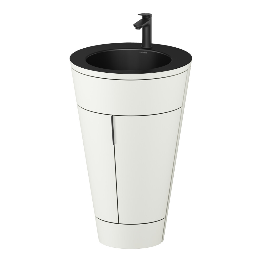 Duravit Meuble sous lavabo c-bonded Set Starck 1 56x86,4x60,5 cm, st, IB, G sw, No w m