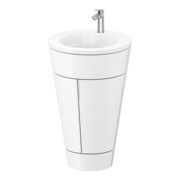 Duravit Meuble sous-lavabo c-bonded Set Starck 1 56x86,4x60,5cm, blanc brillant