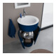 Duravit Meuble sous-lavabo c-bonded Set Starck 1 56x86,4x60,5cm, bleu mat