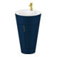 Duravit Meuble sous-lavabo c-bonded Set Starck 1 56x86,4x60,5cm, bleu mat-1