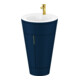 Duravit Meuble sous-lavabo c-bonded Set Starck 1 56x86,4x60,5cm, bleu mat-1