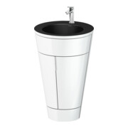 Duravit Meuble sous-lavabo c-bonded Set Starck 1 56x86,4x60,5cm, deb., chr, blanc hgl