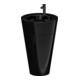 Duravit Meuble sous-lavabo c-bonded Set Starck 1 56x86,4x60,5cm, deb., N noir, noir hgl-1