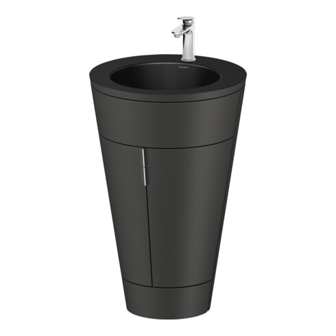 Duravit Meuble sous-lavabo c-bonded Set Starck 1 56x86,4x60,5cm, gris mat