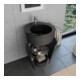 Duravit Meuble sous lavabo c-bonded Set Starck 1 56x86,4x60,5cm, gris mat
