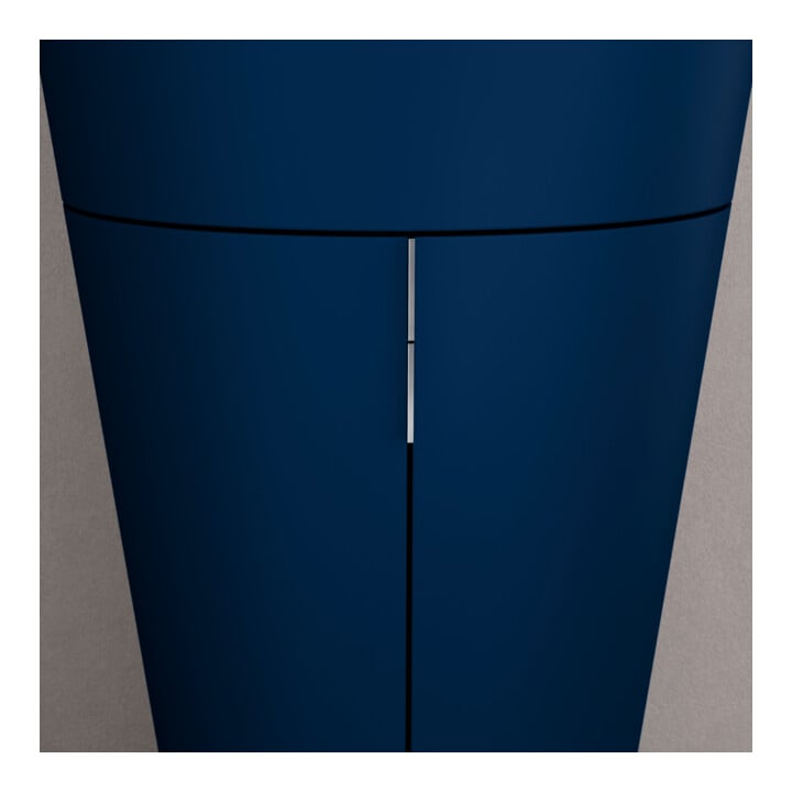 Duravit Meuble sous-lavabo c-bonded Set Starck 1 56x86,4x60,5cm, st, chr mat bleu s-mat