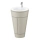 Duravit Meuble sous-lavabo c-bonded Set Starck 1 56x86,4x60,5cm, st, chr mat Tau-1