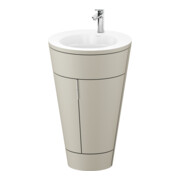 Duravit Meuble sous-lavabo c-bonded Set Starck 1 56x86,4x60,5cm, st, chr mat Tau