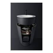 Duravit Meuble sous-lavabo c-bonded Set Starck 1 56x86,4x60,5cm, st, Couleur noir, graph s-mat-4