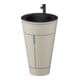Duravit Meuble sous-lavabo c-bonded Set Starck 1 56x86,4x60,5cm, st, Couleur noir, Tau satiné-mat-1