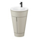 Duravit Meuble sous-lavabo c-bonded Set Starck 1 56x86,4x60,5cm, st, Couleur noire, Tau satiné-mat-1
