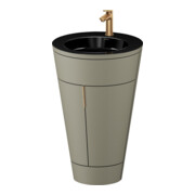Duravit Meuble sous-lavabo c-bonded Set Starck 1 56x86,4x60,5cm, st, G b ge, st-g s-mat