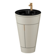 Duravit Meuble sous-lavabo c-bonded Set Starck 1 56x86,4x60,5cm, st, G b geb., Tau s-mat