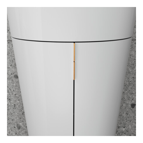 Duravit Meuble sous lavabo c-bonded Set Starck 1 56x86,4x60,5cm, st, G bron pat., blanc hgl