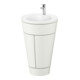 Duravit Meuble sous-lavabo c-bonded Set Starck 1 56x86,4x60,5cm, st, G c, blanc nord s-mat-1