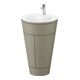 Duravit Meuble sous lavabo c-bonded Set Starck 1 56x86,4x60,5cm, st, G c, st-g s-mat-1