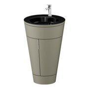 Duravit Meuble sous-lavabo c-bonded Set Starck 1 56x86,4x60,5cm, st, G c, st-g s-mat