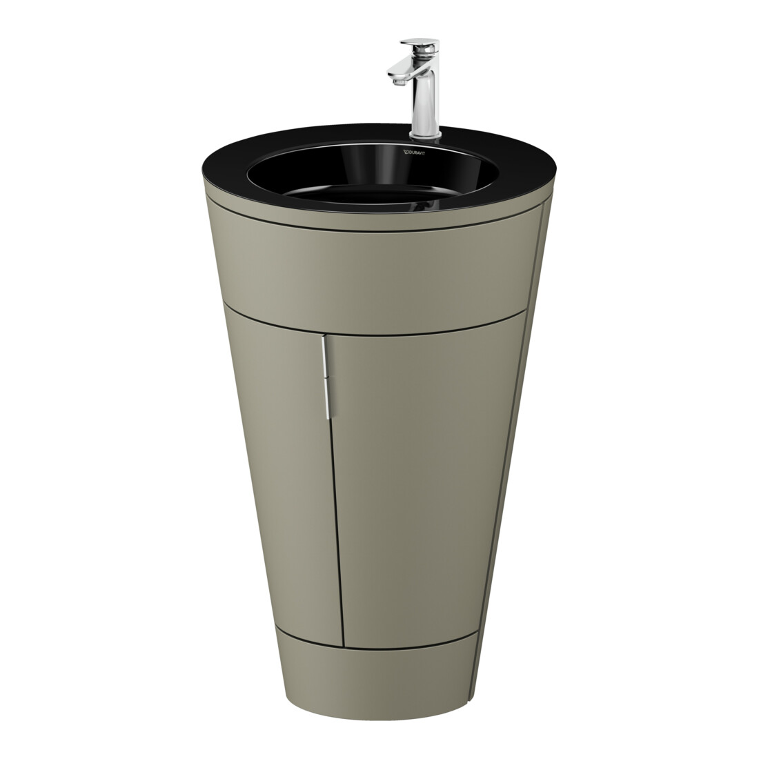 Duravit Meuble sous-lavabo c-bonded Set Starck 1 56x86,4x60,5cm, st, G c, st-g s-mat