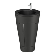 Duravit Meuble sous lavabo c-bonded Set Starck 1 56x86,4x60,5cm, st, G chr, graph s-mat