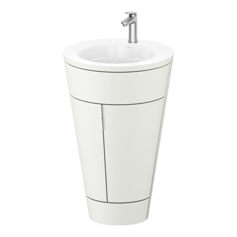 Duravit Meuble sous-lavabo c-bonded Set Starck 1 56x86,4x60,5cm, st, G ES ge, No w s-mat