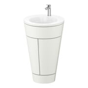 Duravit Meuble sous-lavabo c-bonded Set Starck 1 56x86,4x60,5cm, st, G ES ge, No w s-mat