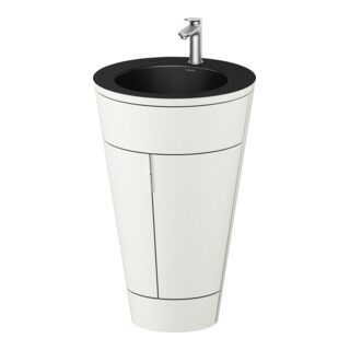 Duravit Meuble sous-lavabo c-bonded Set Starck 1 56x86,4x60,5cm, st, G ES ge, No w s-mat