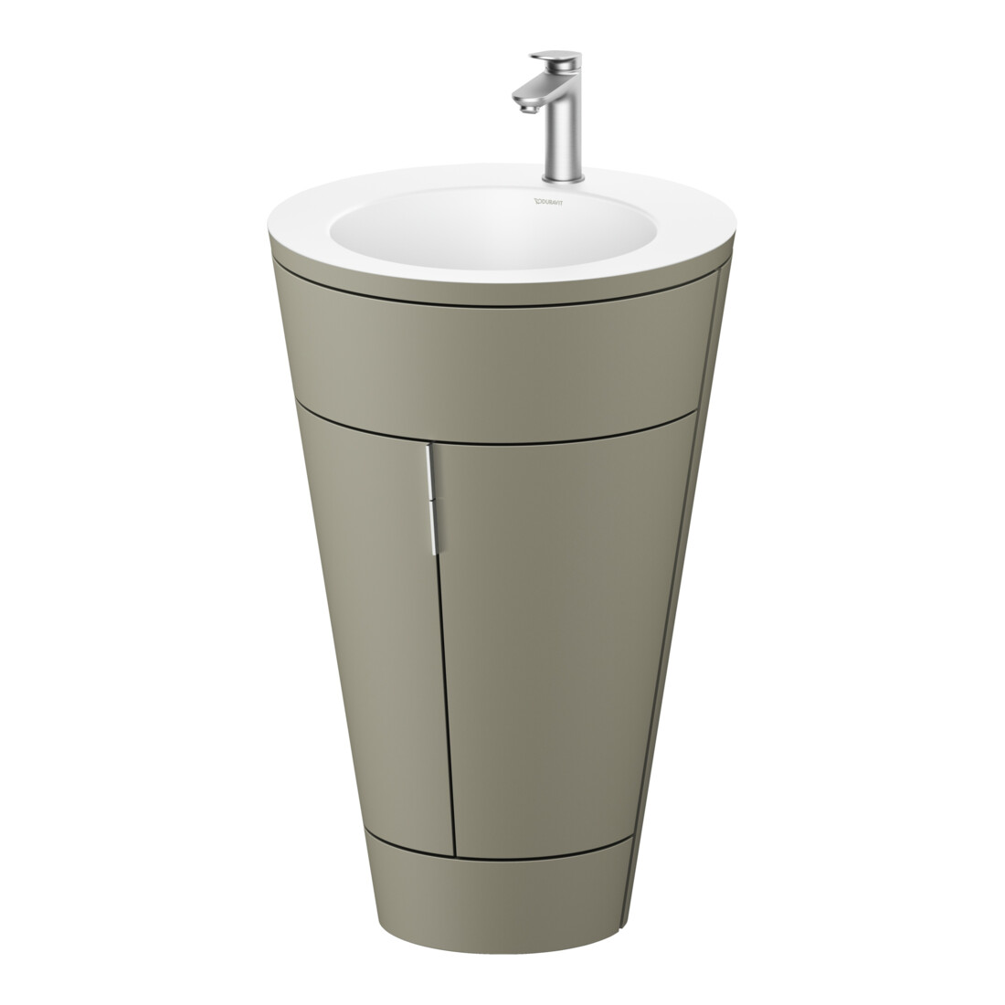Duravit Meuble sous lavabo c-bonded Set Starck 1 56x86,4x60,5cm, st, G ES ge, st-g s-mat