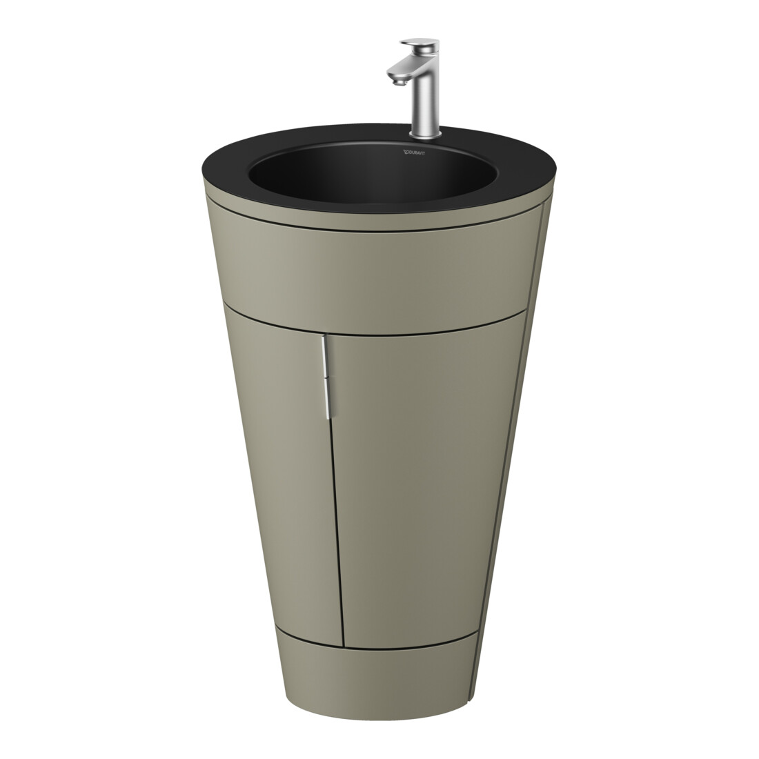 Duravit Meuble sous-lavabo c-bonded Set Starck 1 56x86,4x60,5cm, st, G ES ge, st-g s-mat