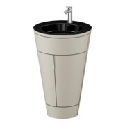 Duravit Meuble sous-lavabo c-bonded Set Starck 1 56x86,4x60,5cm, st, G ES ge, Tau s-mat