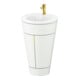 Duravit Meuble sous-lavabo c-bonded Set Starck 1 56x86,4x60,5cm, st, G g pol., bl. s-mat-1