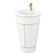 Duravit Meuble sous-lavabo c-bonded Set Starck 1 56x86,4x60,5cm, st, G g pol., bl. s-mat