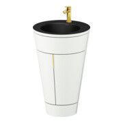 Duravit Meuble sous-lavabo c-bonded Set Starck 1 56x86,4x60,5cm, st, G g poli, bl. s-mat