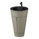 Duravit Meuble sous-lavabo c-bonded Set Starck 1 56x86,4x60,5cm, st, G noir, st-g s-mat-1