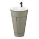 Duravit Meuble sous lavabo c-bonded Set Starck 1 56x86,4x60,5cm, st, G noir, st-g s-mat-1