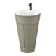 Duravit Meuble sous lavabo c-bonded Set Starck 1 56x86,4x60,5cm, st, G noir, st-g s-mat-1