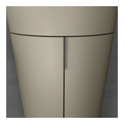 Duravit Meuble sous lavabo c-bonded Set Starck 1 56x86,4x60,5cm, st, G noir, st-g s-mat-4