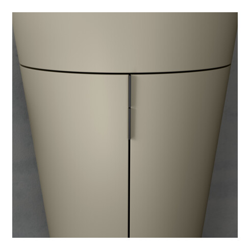 Duravit Meuble sous-lavabo c-bonded Set Starck 1 56x86,4x60,5cm, st, G noir, st-g s-mat