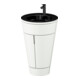 Duravit Meuble sous-lavabo c-bonded Set Starck 1 56x86,4x60,5cm, st, Gr. noir, blanc s-mat-1