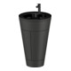 Duravit Meuble sous-lavabo c-bonded Set Starck 1 56x86,4x60,5cm, st, Gr. noir, graph s-mat-1