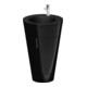 Duravit Meuble sous-lavabo c-bonded Set Starck 1 56x86,4x60,5cm, st, IB, chromé mat, noir brillant-1