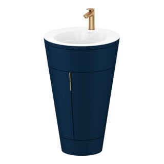 Duravit Meuble sous-lavabo c-bonded Set Starck 1 56x86,4x60,5cm, st, IB, G b ge, bl m