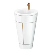 Duravit Meuble sous-lavabo c-bonded Set Starck 1 56x86,4x60,5cm, st, IB, G b ge, blanc hgl