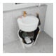 Duravit Meuble sous-lavabo c-bonded Set Starck 1 56x86,4x60,5cm, st, IB, G b ge, blanc hgl
