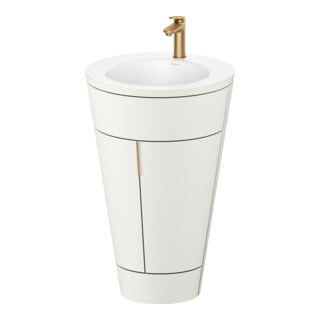 Duravit Meuble sous-lavabo c-bonded Set Starck 1 56x86,4x60,5cm, st, IB, G b ge, No w m
