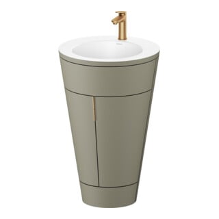 Duravit Meuble sous lavabo c-bonded Set Starck 1 56x86,4x60,5cm, st, IB, G b ge, st-g m