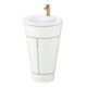 Duravit Meuble sous lavabo c-bonded Set Starck 1 56x86,4x60,5cm, st, IB, G b ge, w s-mat-1