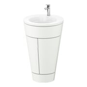 Duravit Meuble sous-lavabo c-bonded Set Starck 1 56x86,4x60,5cm, st, IB, G c, blanc s-mat