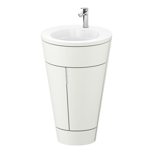 Duravit Meuble sous lavabo c-bonded Set Starck 1 56x86,4x60,5cm, st, IB, G c, No w s-mat