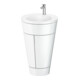 Duravit Meuble sous-lavabo c-bonded Set Starck 1 56x86,4x60,5cm, st, IB, G ES ge, blanc hgl-1